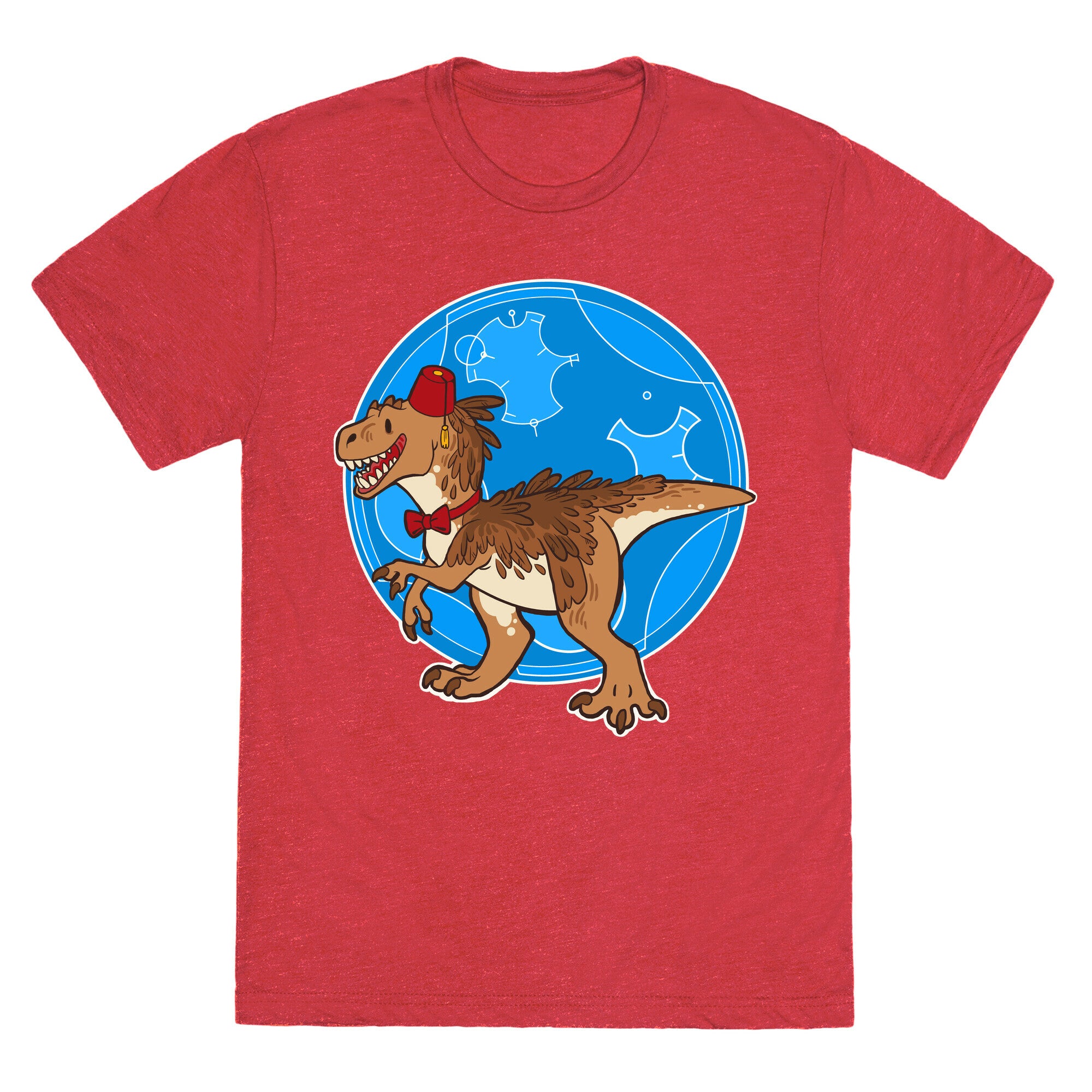 Dinosaur Doctor Who Unisex Triblend Tee